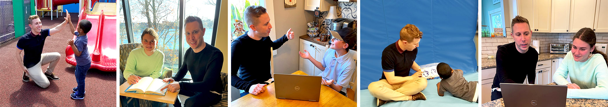 Daniel teaching happy students